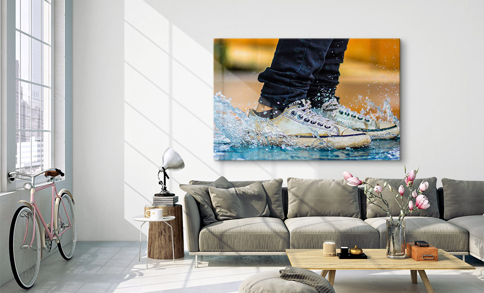 bilder hinter glas wohnung