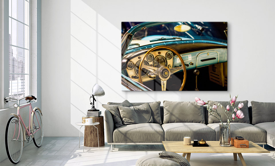 foto auf alu dibond wohnung