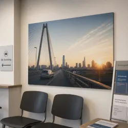 Foto auf Alu-Dibond für öffentliche Einrichtungen