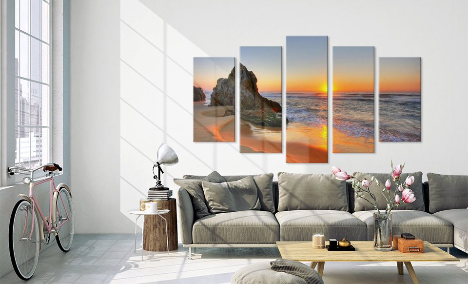 fotoacrylglas mehrteiler wohnung