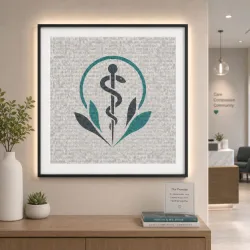 Fotomosaik für Praxen und Kliniken mit vielen Einzelbildern