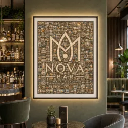 Fotomosaik für Hotels und Gastronomie mit vielen Einzelbildern